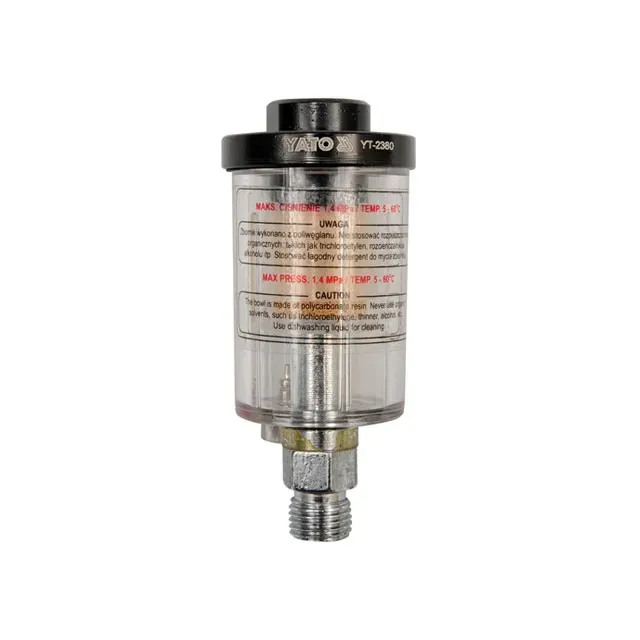 * Фильтр-сепаратор влаги 1,4 МПа 8 см3 1/4" YATO