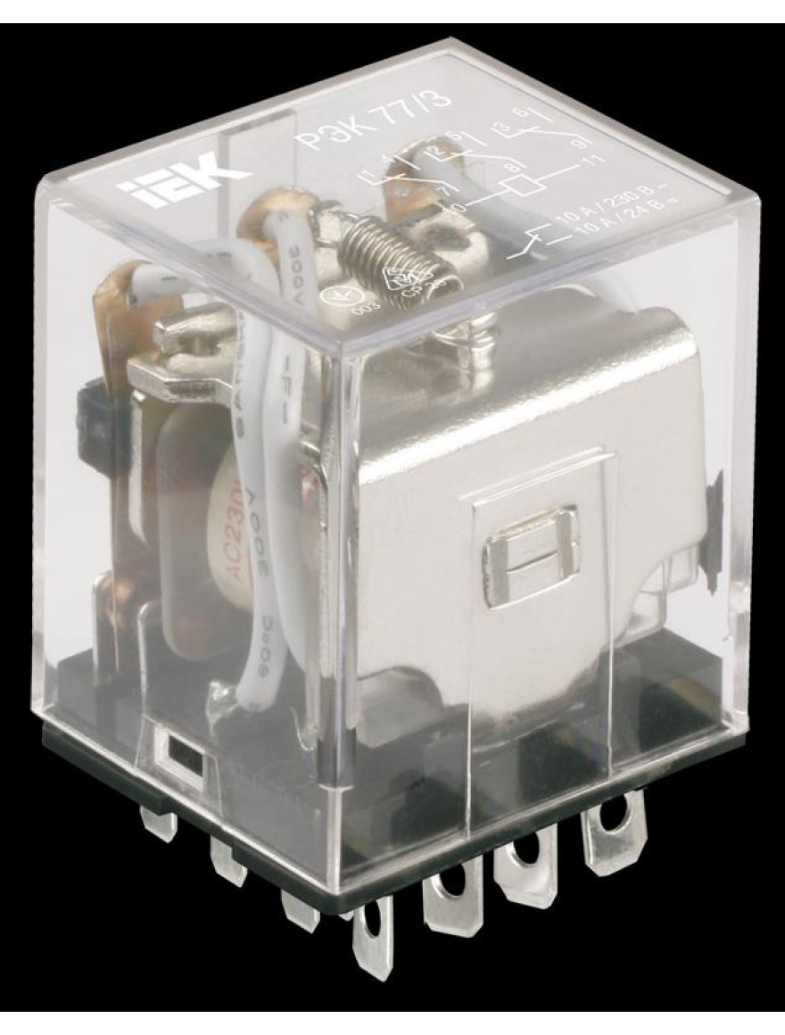 Releu REK77/3 10А 220V АC IEK
