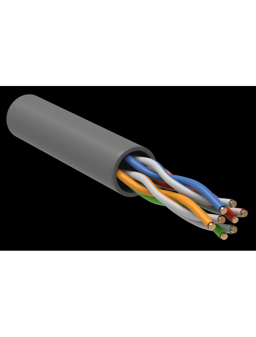 * Cablu U/UTP, Cat.5E 4x2х24AWG solid, LSZH, 305м,sur ITK IEK