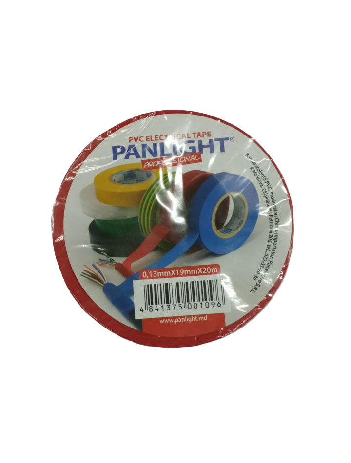 Bandă izol. (roșie) PVC 19*20 (80810)