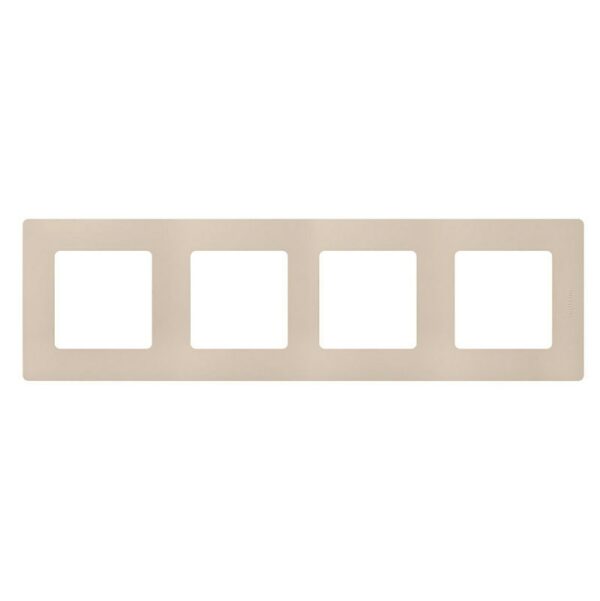 Рамка 4 поста (бежевый)