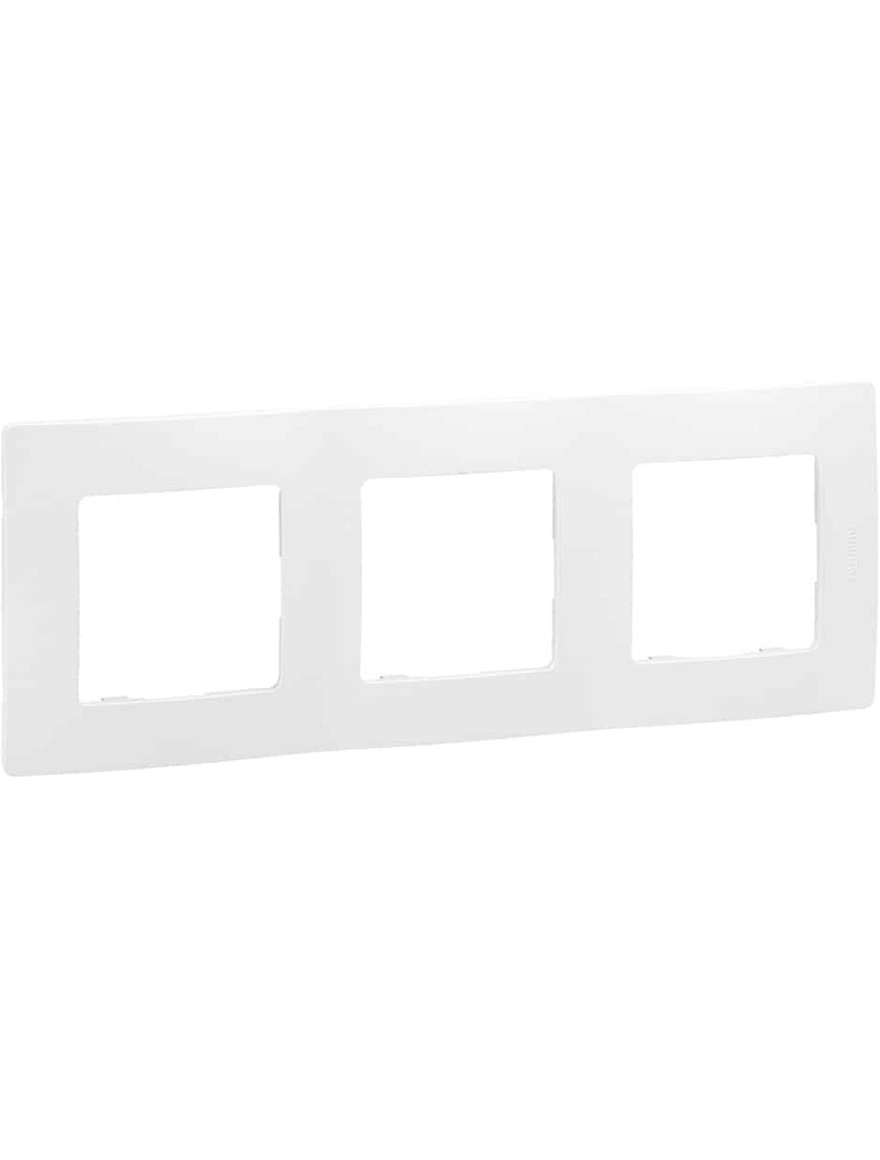 Ramă 3 post, albă Niloe
