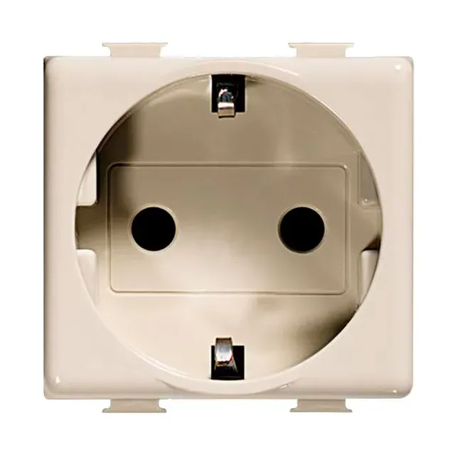 Розетка 2P+E 16 А 2 м Matix бежевая A5440/2N