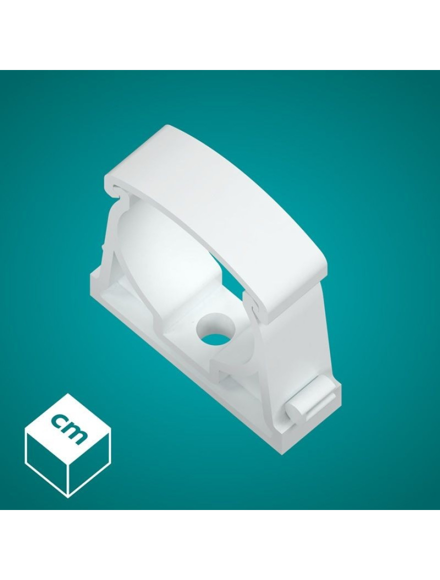 Clipsuri fixare teava PVC UZU18 alb(100buc)