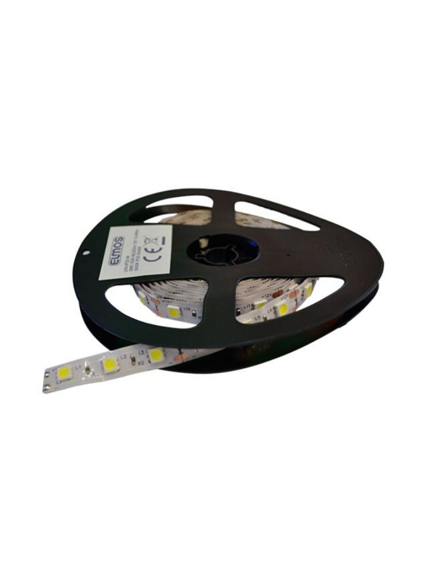 Bandă LED SMD5050 14.4W 12V DC LR4 IP20 2700K 5M ELMOS