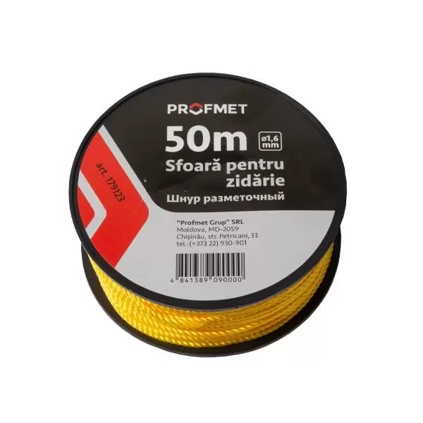 179123 Sfoara pt zidarie galbena 1.6mmx50m-rola Profmet