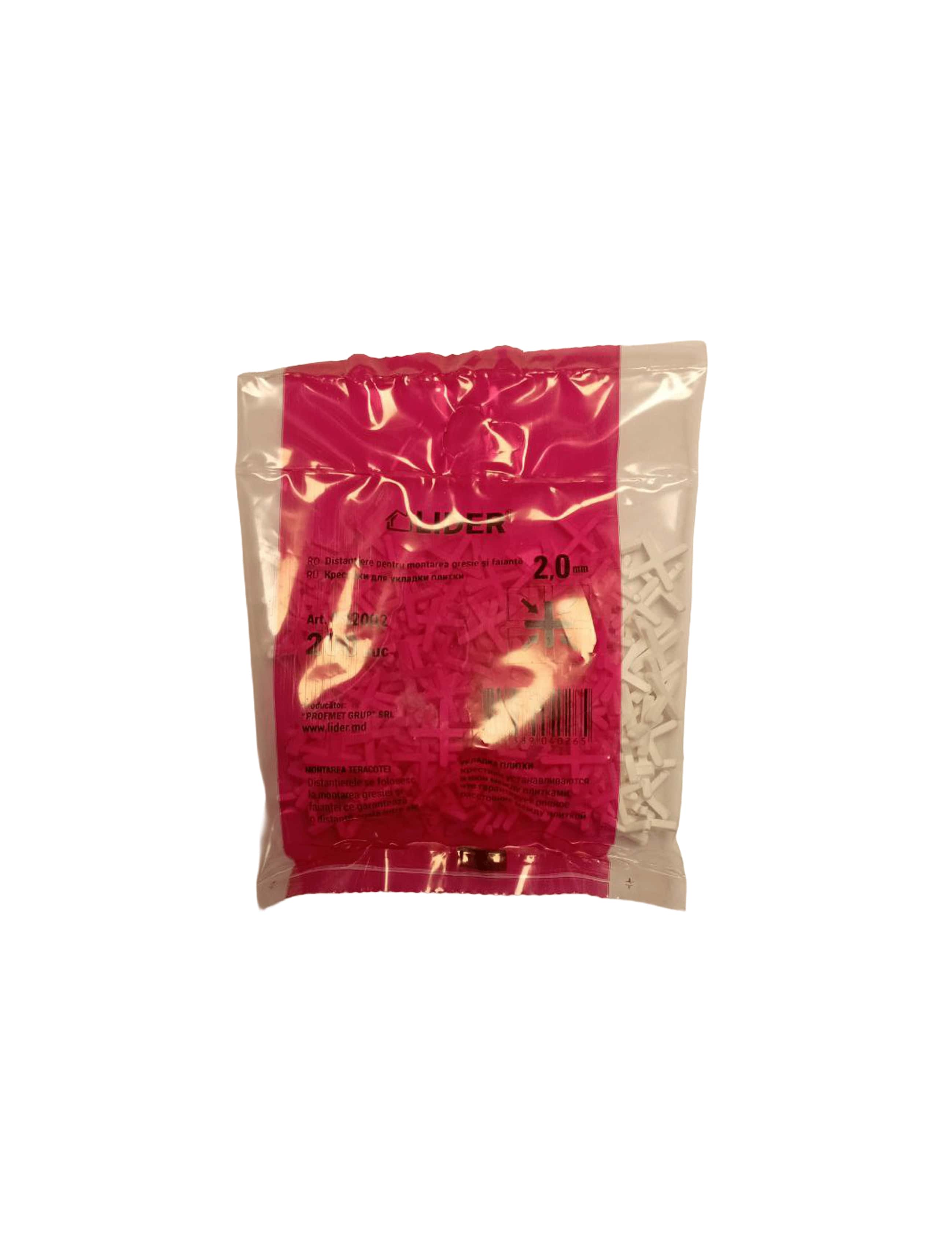 Distanțiere p/u montarea teracotei 2.0 200buc 932002 Lider