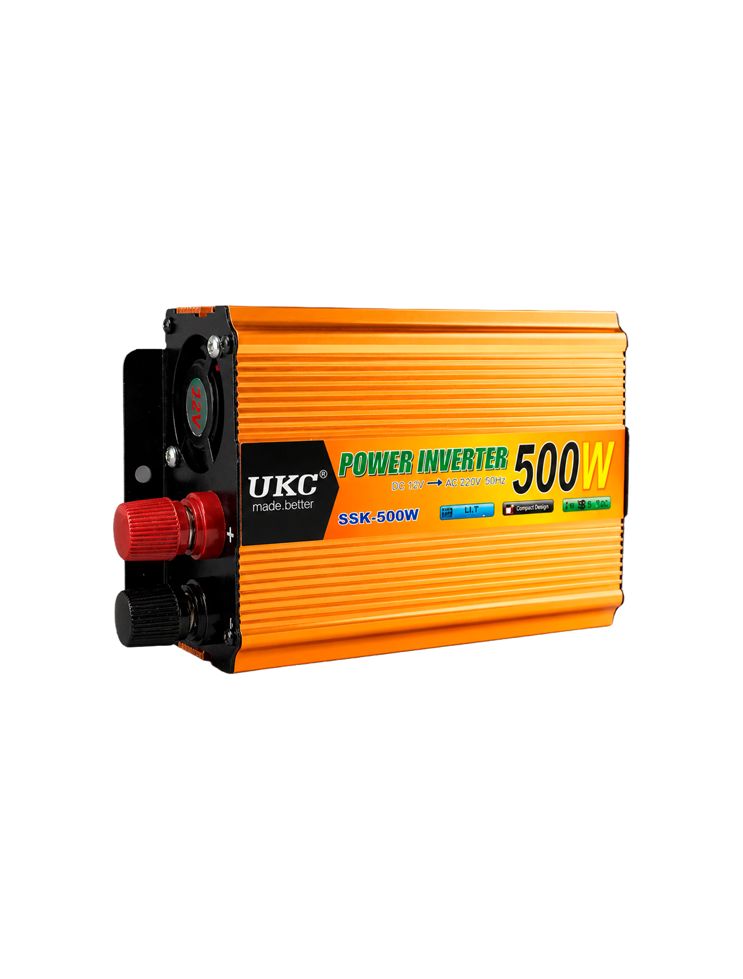 Инвертор UKC-500 Вт, DC12V-AC220V (модифицированная синусоида)