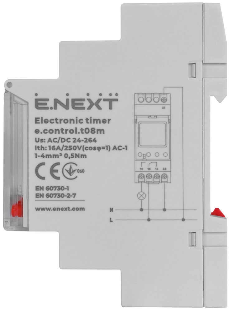 Timer elec. e.control.t08 e.next