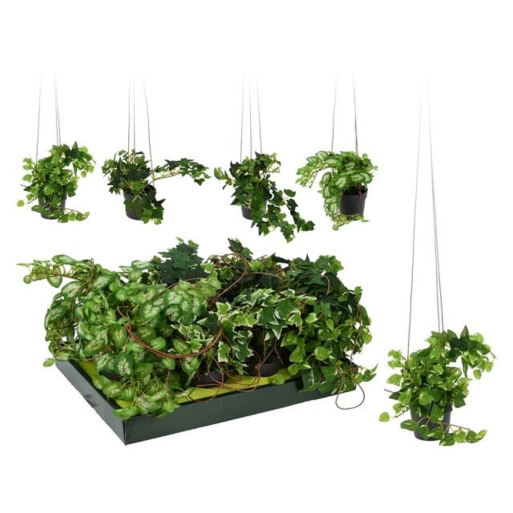 Floare artificiala Volbura in ghiveci din plastic L83cm 38988