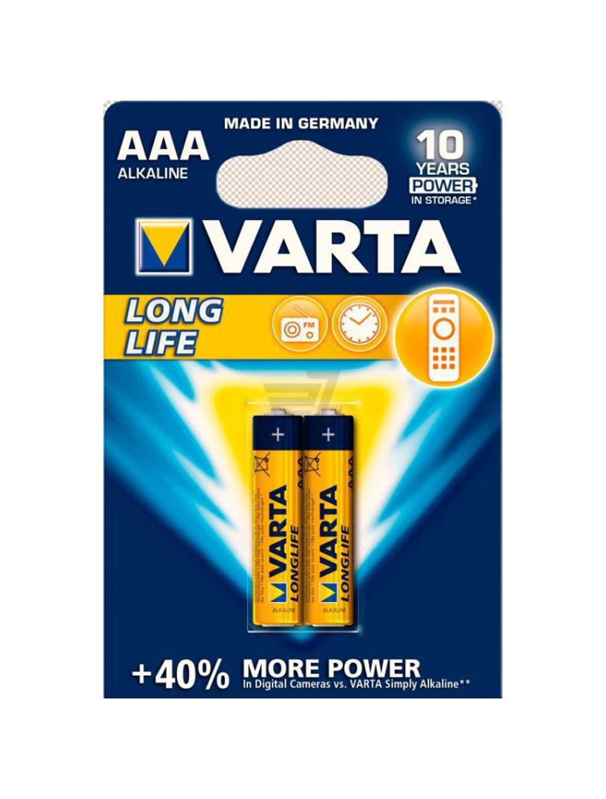 Baterii VARTA Micro Longlife Extra AAA-2 buc