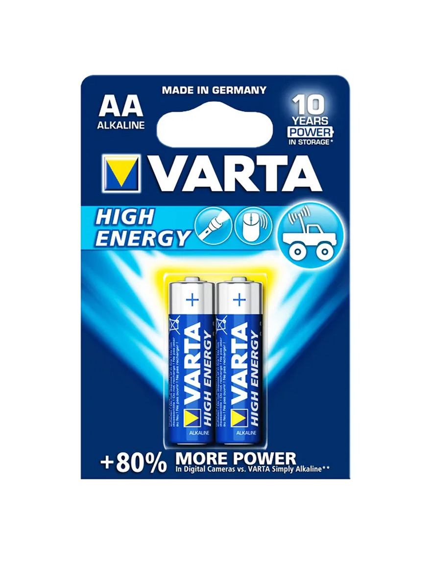 Baterii High E/Mignon High Energy  LR6 AA-2buc