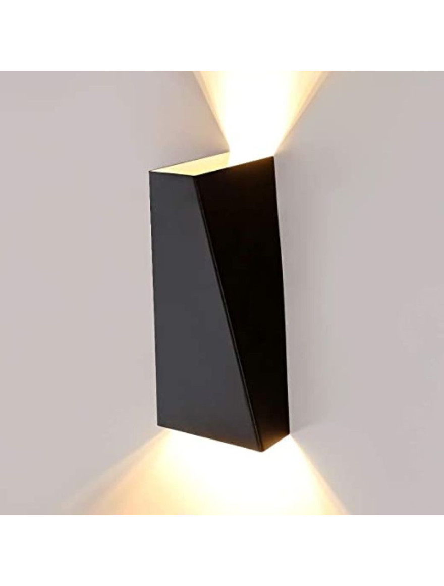 Aplică LED MK/SG-F687 2x3W 3000K neagră IP65 LuminaLED