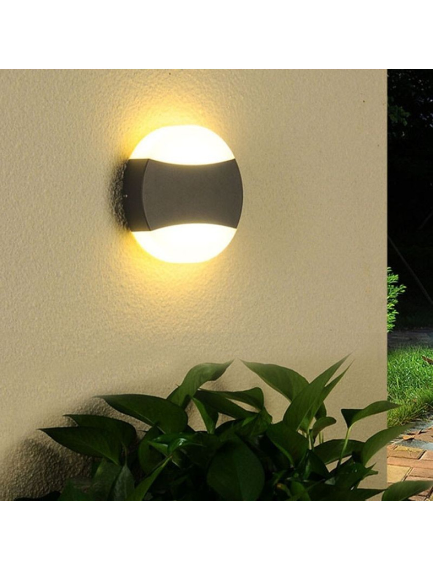 Aplică LED MK/SG-F880 2*6W 3000K neagră IP54 LuminaLED