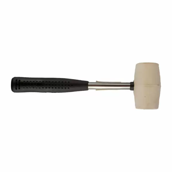 Ciocan cauciuc alb 0,225 kg mâner metal 303131 303740