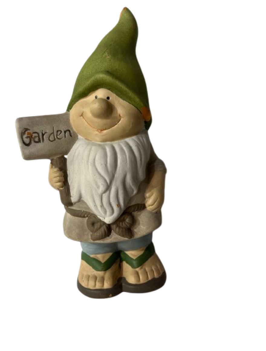 * Pitic decorativ cu tabliță și ciupearcă H25.5cm 37763