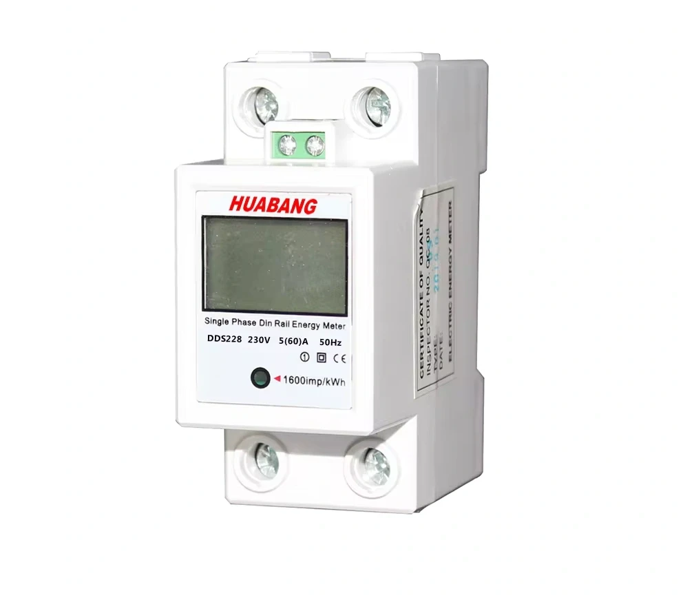 Panou digital monofazat 5-60A 2P  DDS228 uz casnic/necomercial