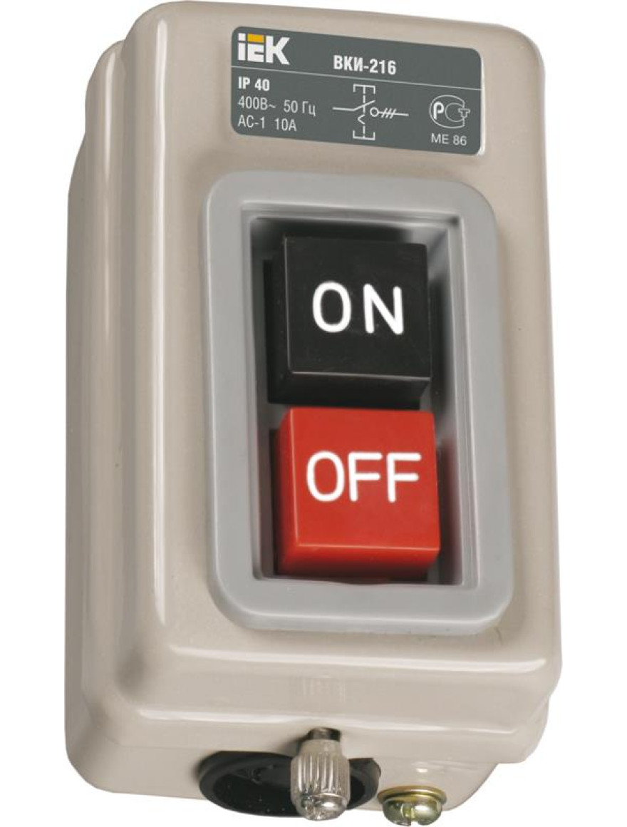 Întrerupător VKI-216 3Р  10А 230/400V IP40  IEK