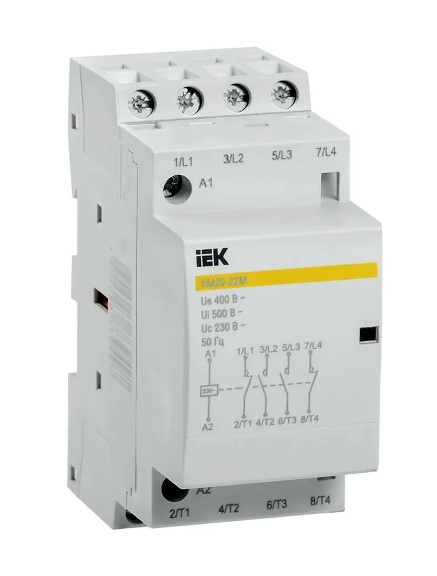 Контактор модульный КМ20-22 АС ИЭК