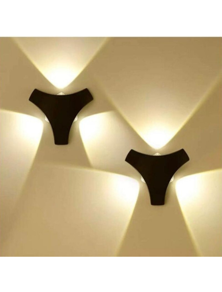 Aplică LED MK/SG-F803A 3x3W 3000K IP65 neagră LuminaLED