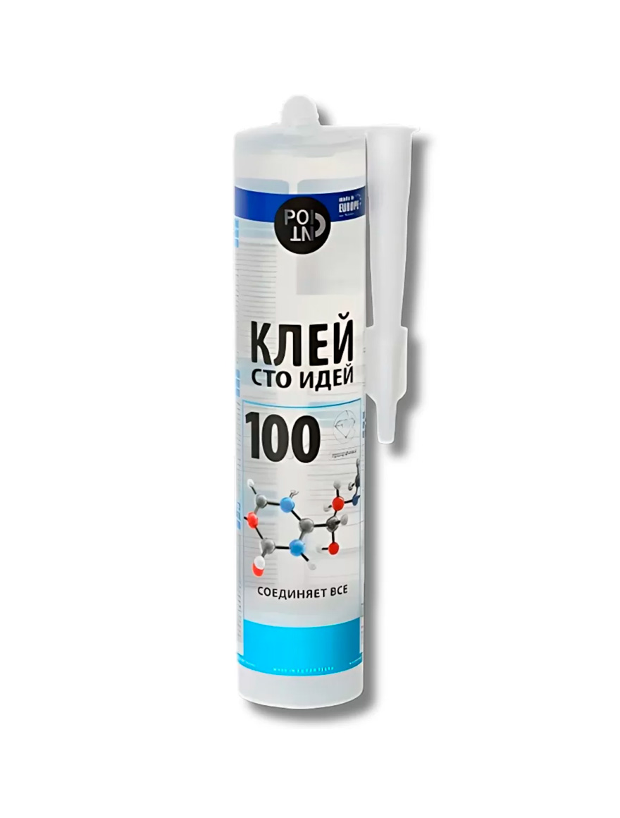 041443 Клей-герметик Point 100, прозрачный 290мл