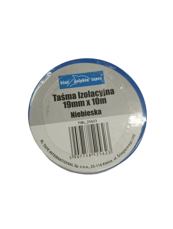 * Bandă izolantă albastră 19mm x 10m (TIBL-25623)