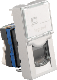 Розетка компьютерная RJ45 Кат. 5e UTP MOSAIC 1 модуль LG