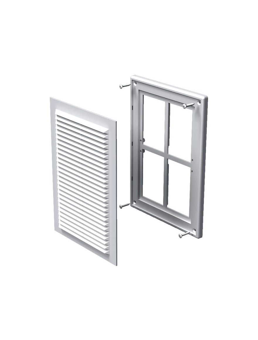 Grilă ventilație MB 125 s PVC VENTS