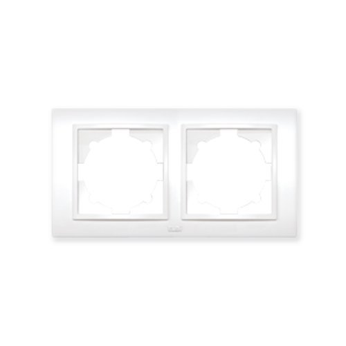 Ramă 2module albă 1/12/72 EL-BI ZENA 500-015600-226