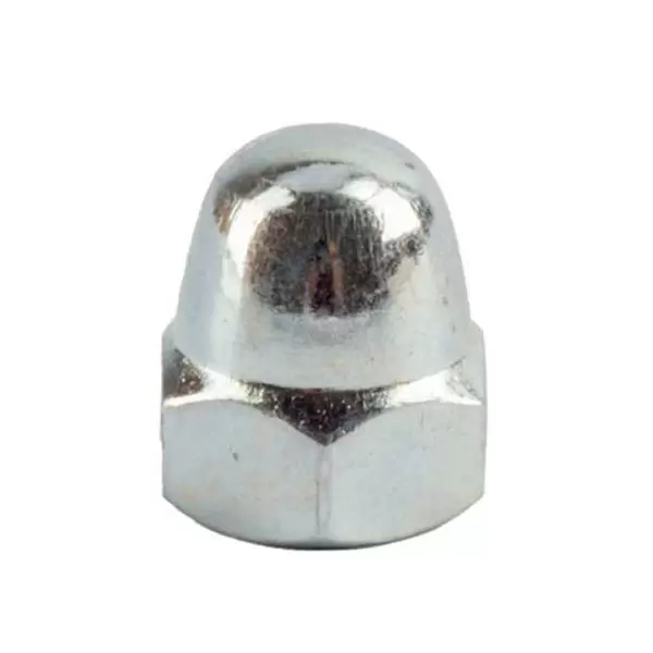 103506 DIN 1587 Гайка с головкой M-6, сталь 5, оцинкованная Lider