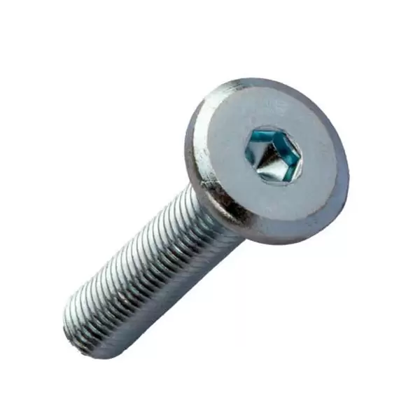 062120 Șurub М8х20 cap plat, S5_oțel zincat alb  LIDER