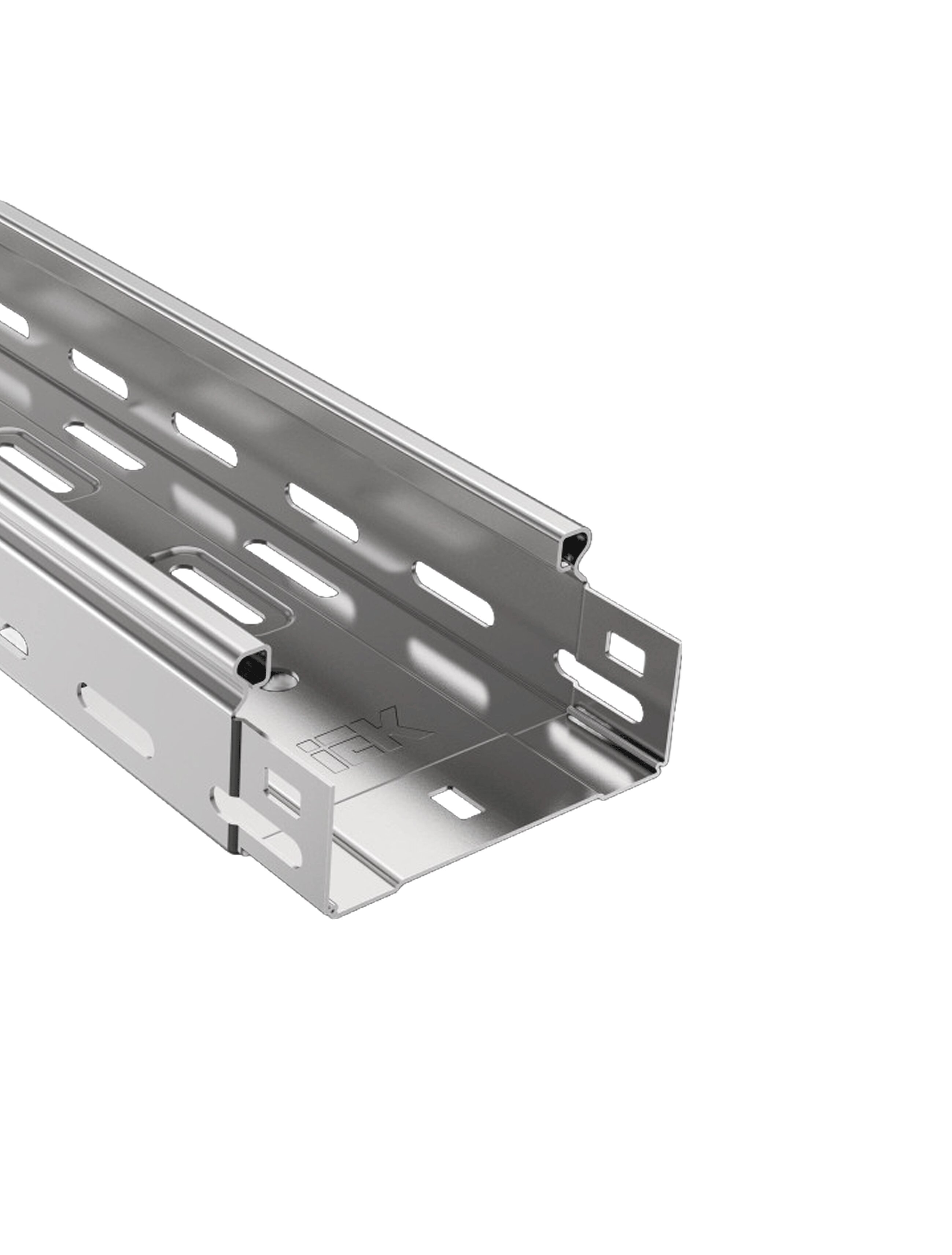 Jgheab metalic perforat 50х100х3000, 0,55mm IEK (3m)