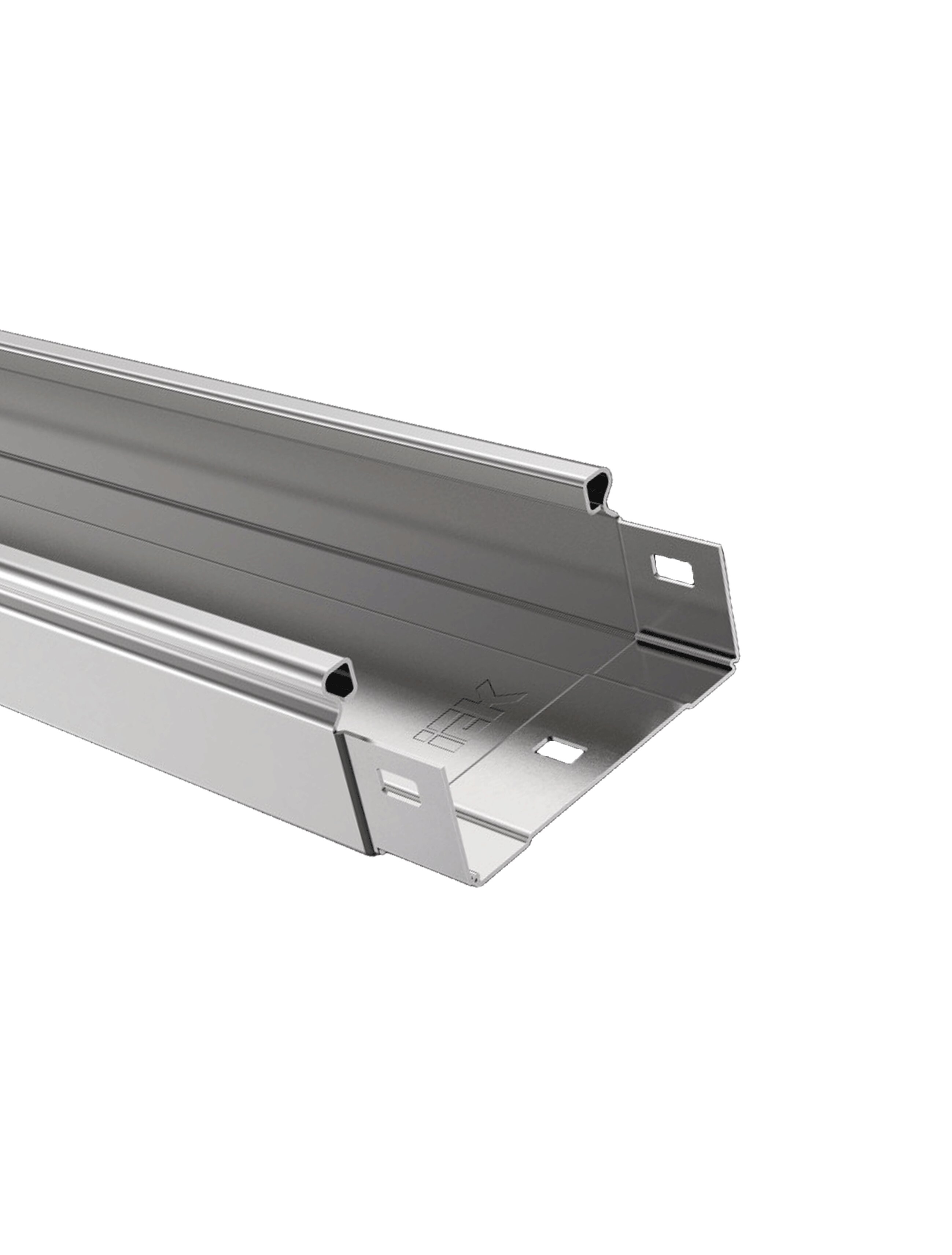 Jgheab metalic neperforat 50х100х3000, 0,7mm IEK (3m)