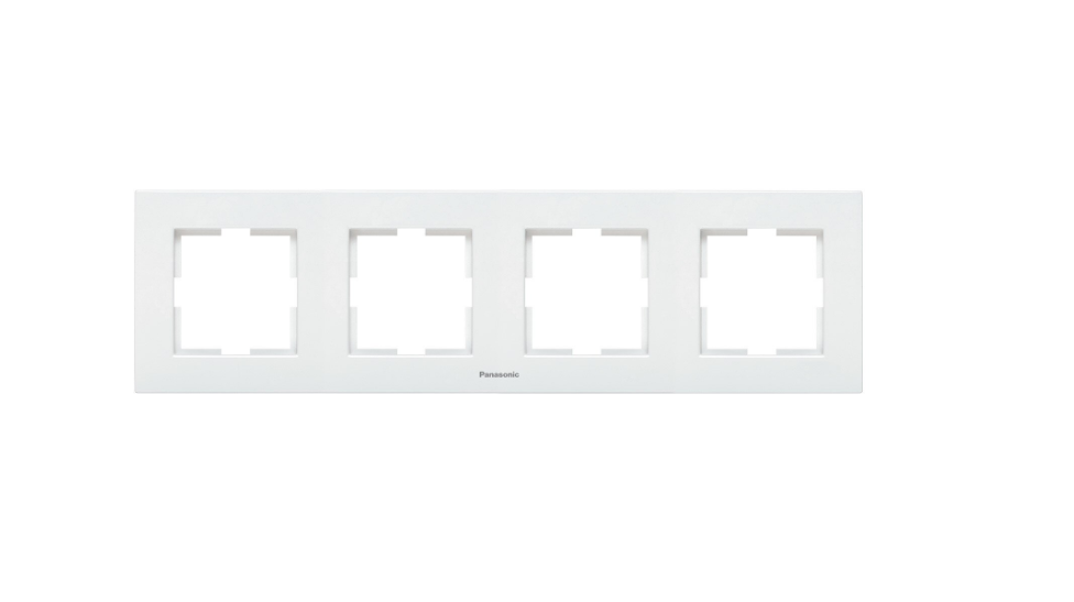 Рамка модульная (4м), белая Arkedia Slim