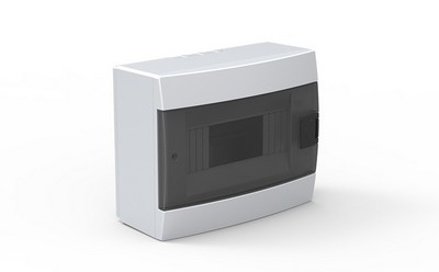 Электрический щит, 8 модулей, поверхностный монтаж, белый, Teb 600000800 Horoz