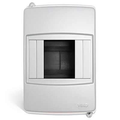 Электрический щит на 3-4 модуля, поверхностный монтаж.