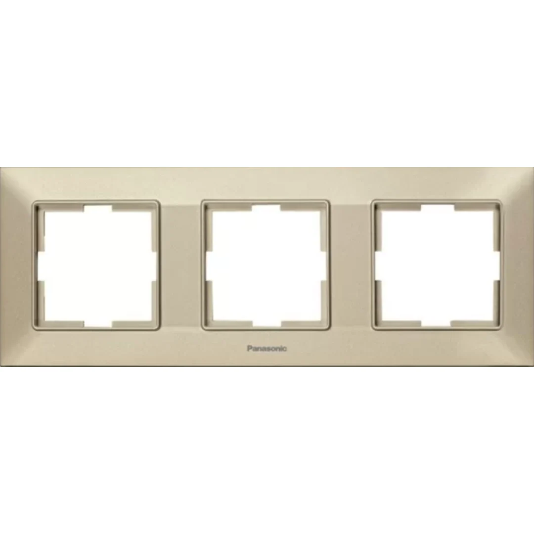 Рамка 3-местная, бронза NTF08032BR-M