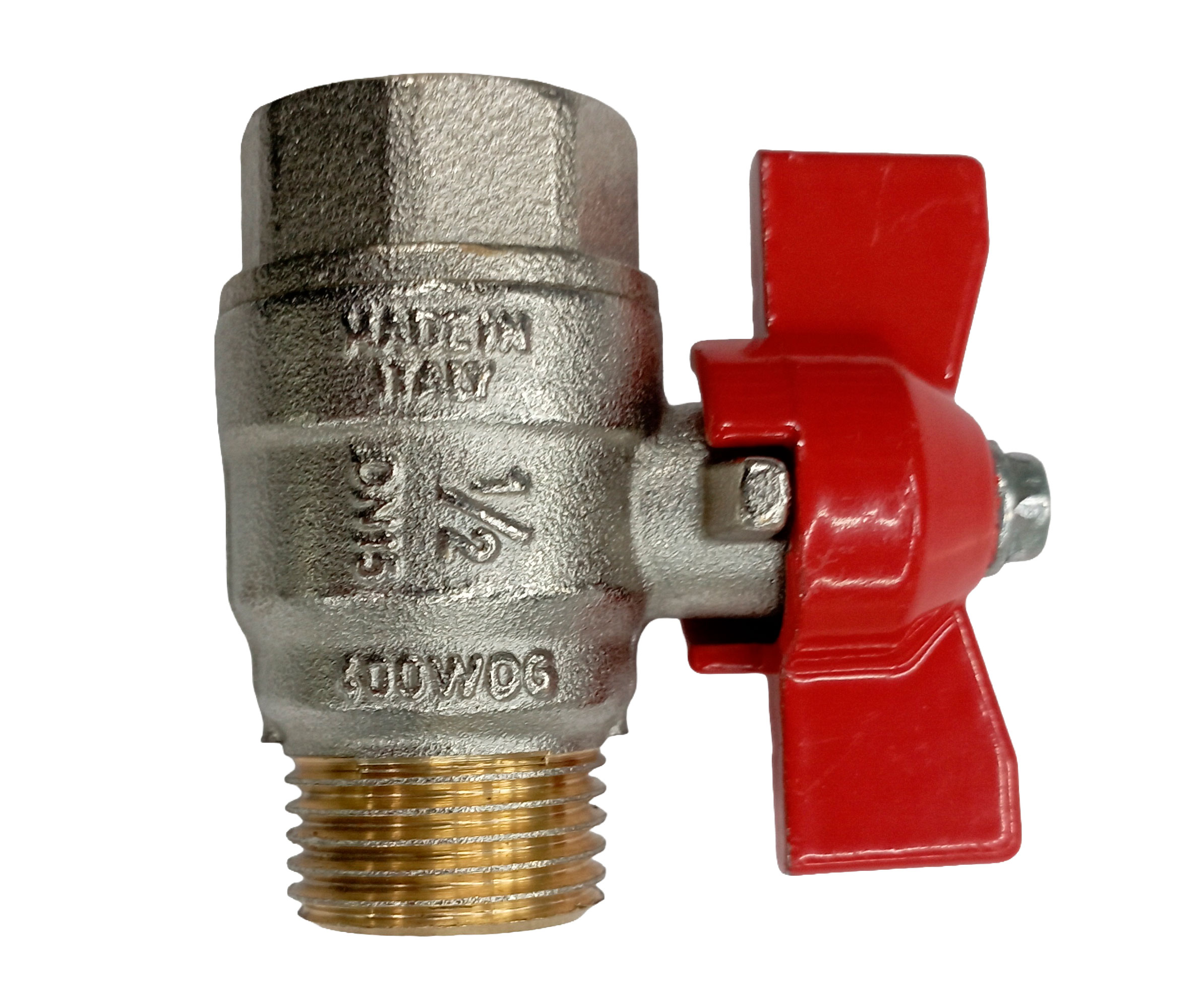 ROBINET TRECERE CU SFERĂ  1/2 FE-FI FLUTURE