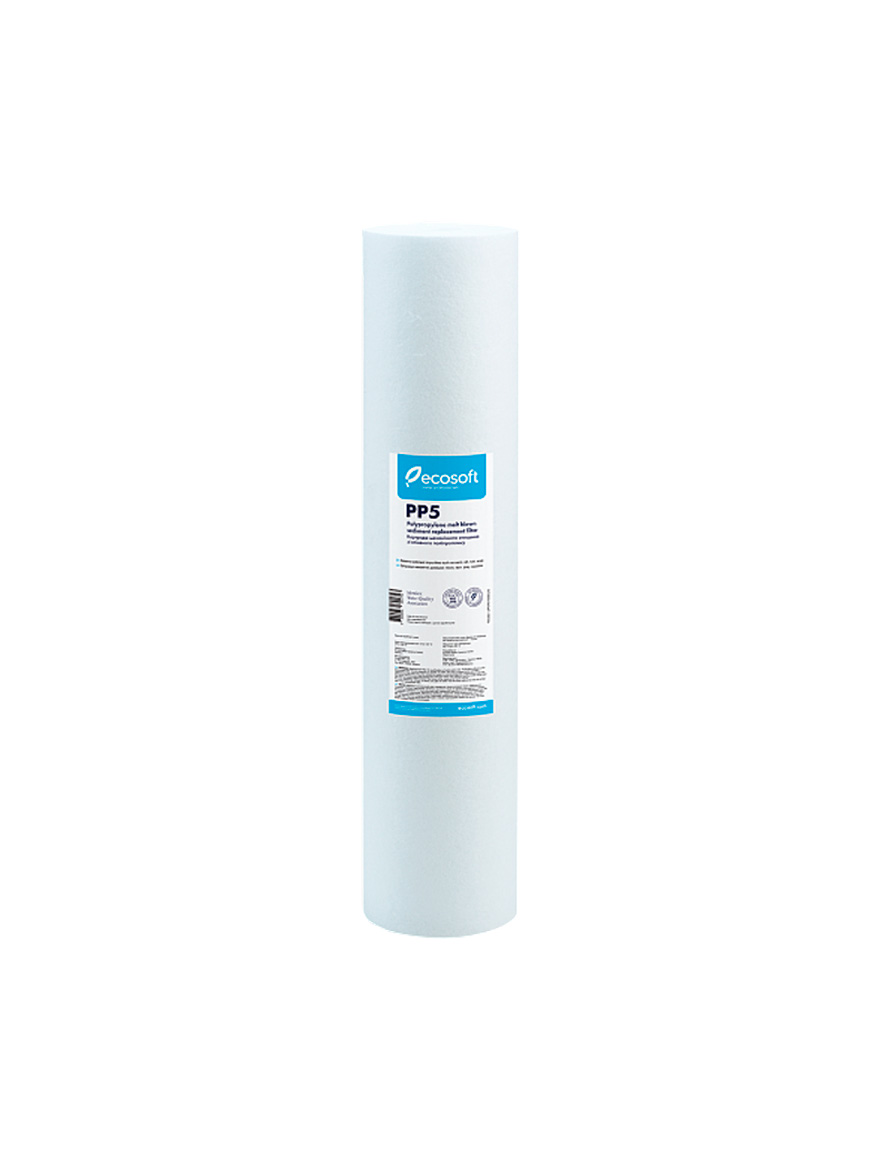 Cartuș din polipropilenă ECOSOFT 4,5x20", 5 MKM, (CPV45205ECOEXP)