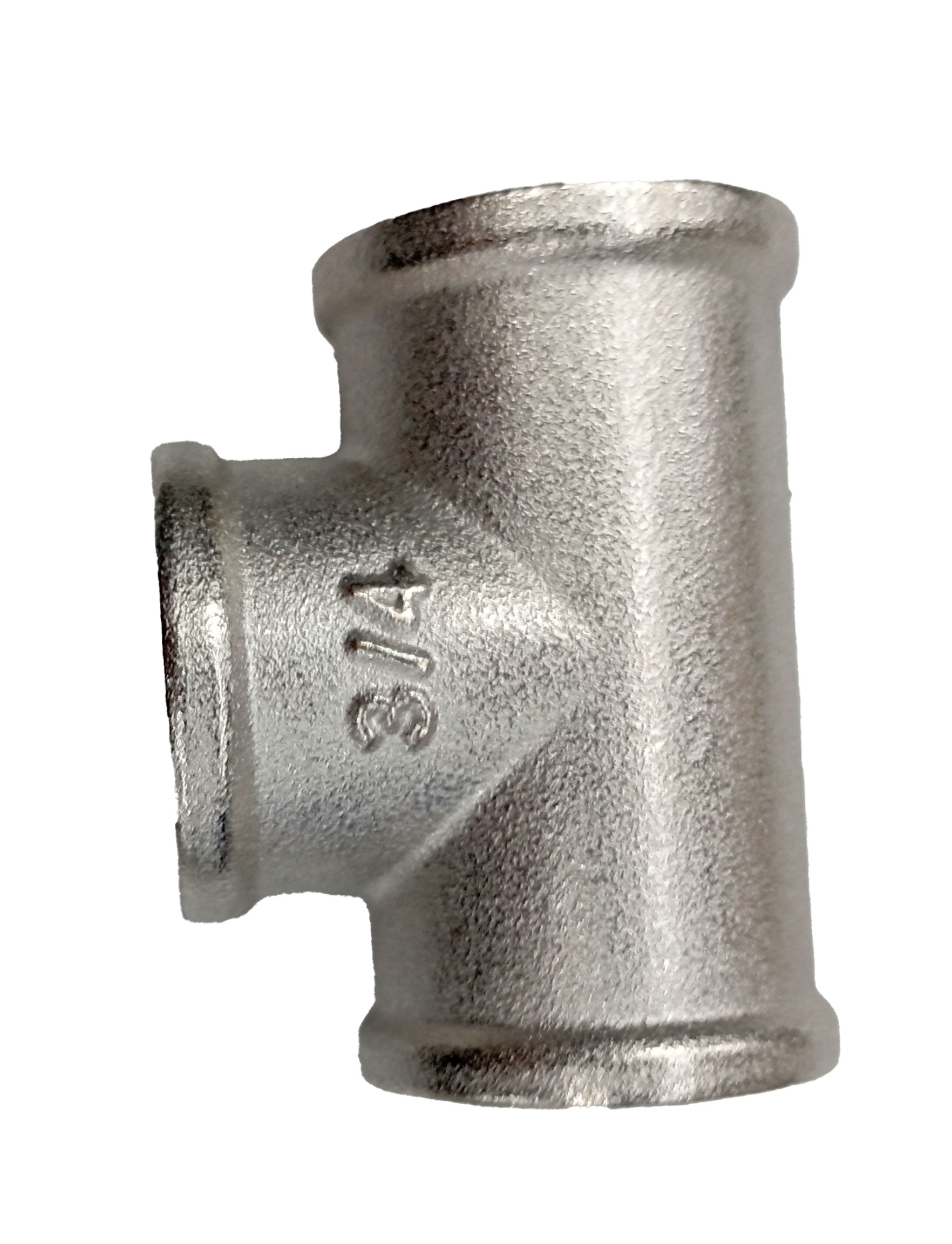 TEU EGAL din alamă NICHELATĂ ''HIDRA''  3/4" FI