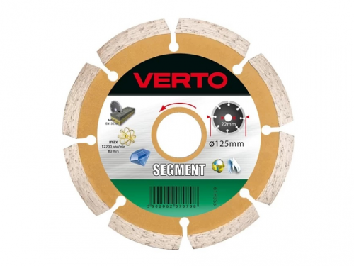Disc diamant segmentat 125x22,2 mm Verto 61H3S5