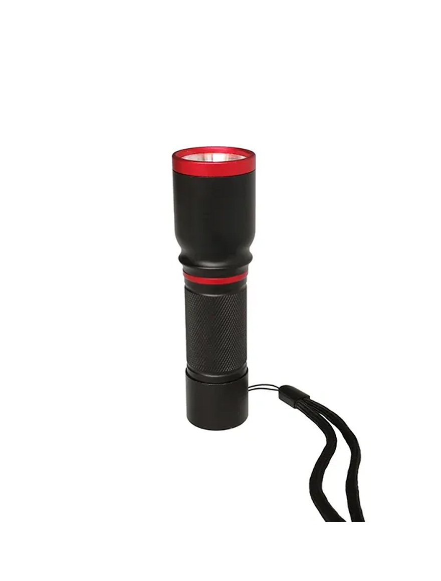 *LANTERNA COB 5W 270LM 3xAA d43x136MM AL