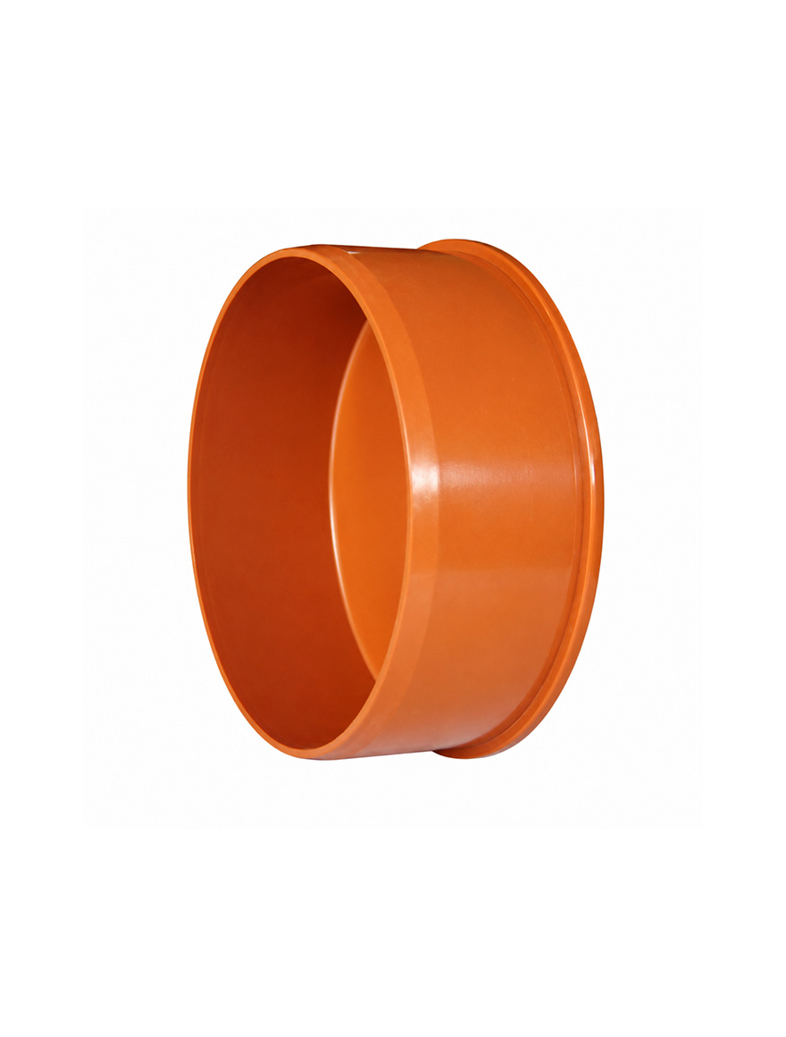 Dop PVC D.110 portocaliu VALPLAST