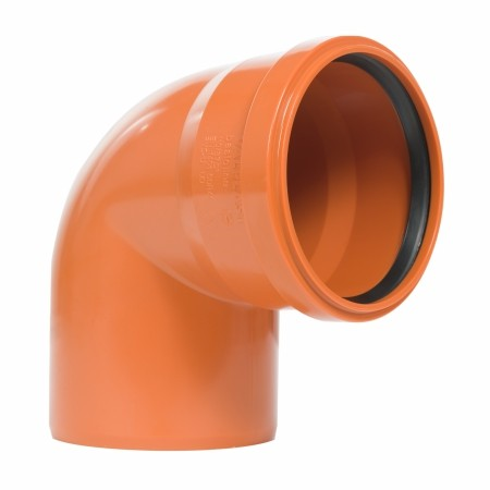 Cot PVC 87 GRD. D.110 portocaliu VALPLAST