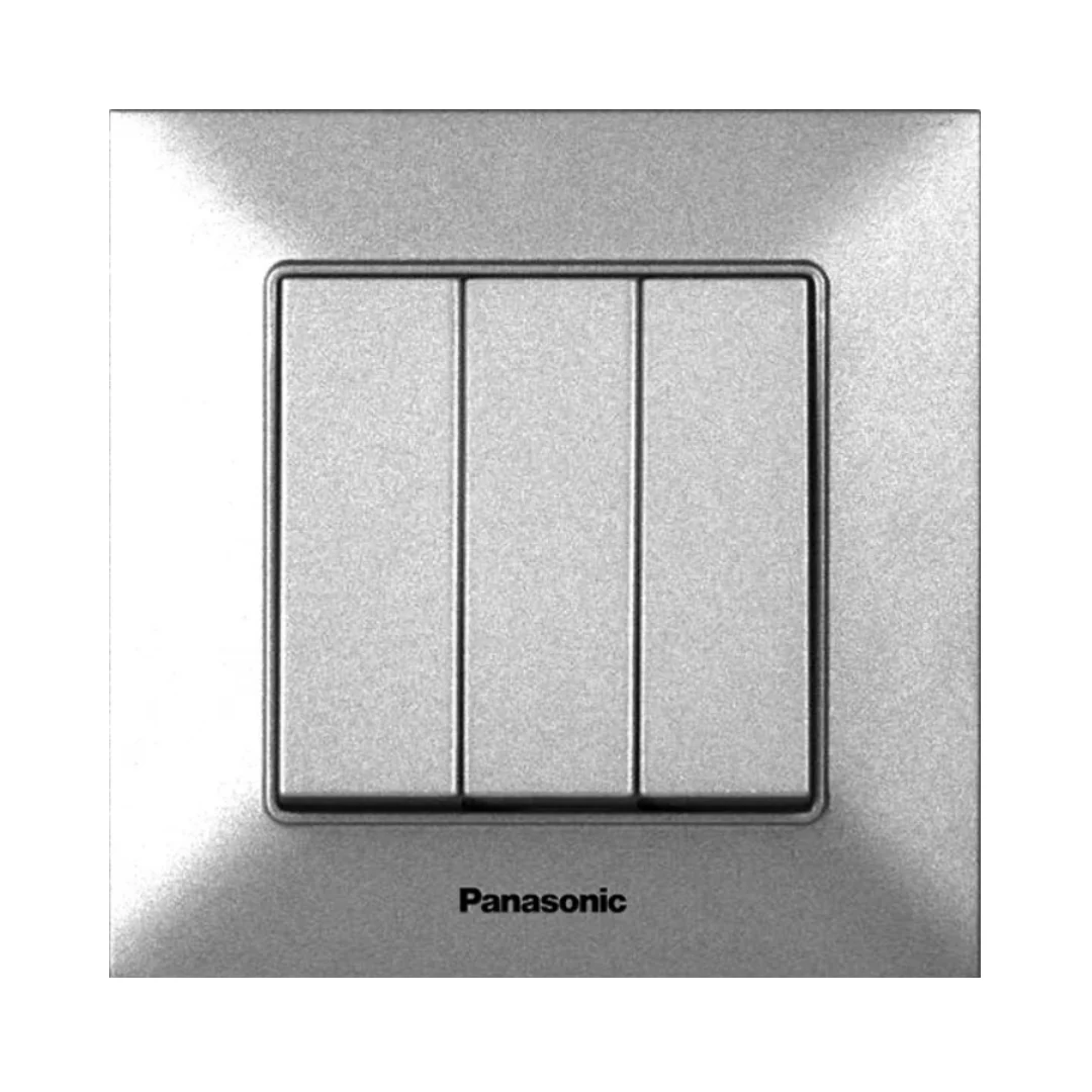 Întrerupător Arkedia Slim 3-cl argint 930152