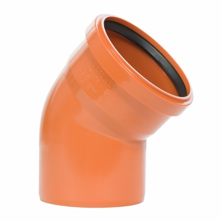 Cot PVC 30 GRD. D.110 portocaliu VALPLAST