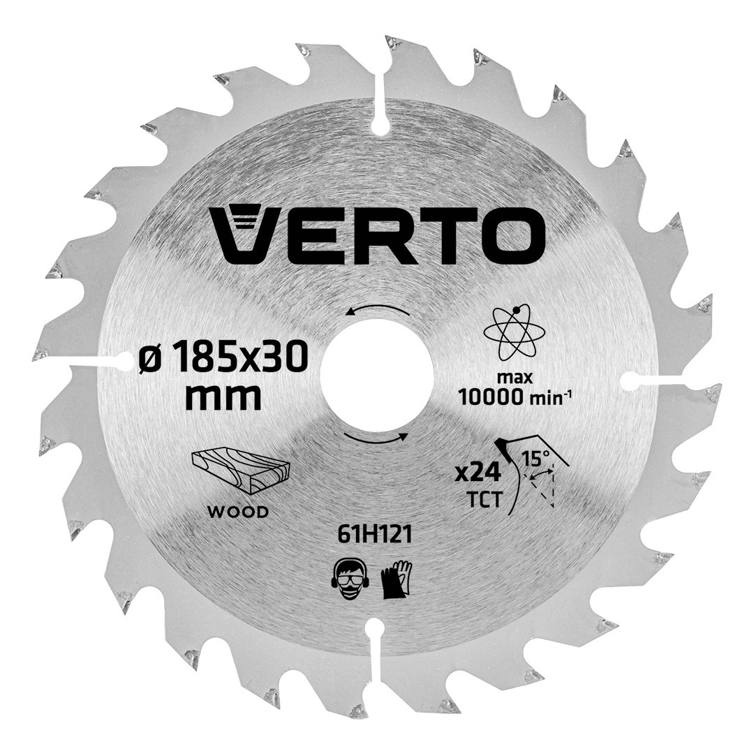 Disc fierăstrău lemn 185x30mm, 48 dinți Vert
