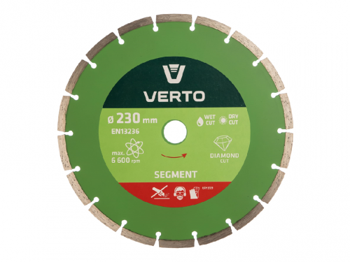 Disc diamant segmentat 230x22,2 mm Verto 61H3S9