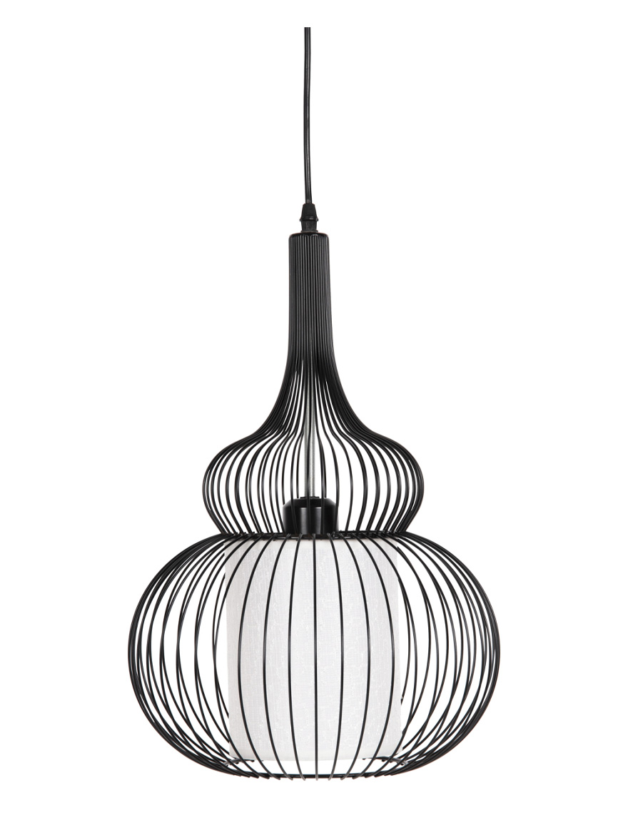 Lustră JH-299 29x42cm, E27/1, Metal, Black LuminaLED