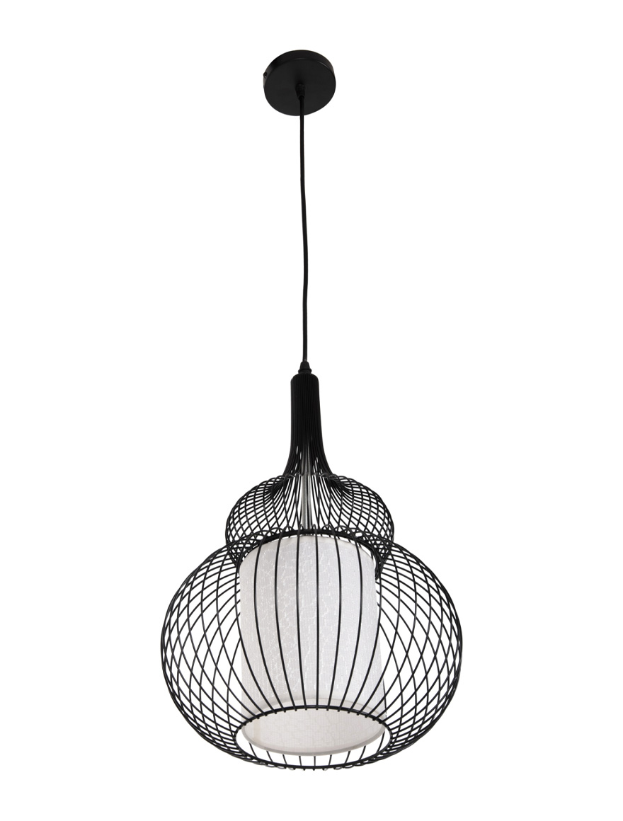 Lustră JH-299 29x42cm, E27/1, Metal, Black LuminaLED